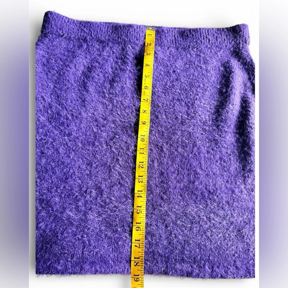 City Chic Fluffy Skirt - royal purple. Size XS